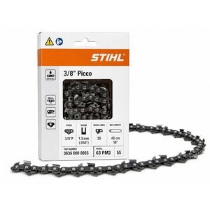 Stihl Picco Super 3 (PS3) 3/8 P 1,3 mm fűr&eacute;szl&aacute;nc - 55 szemes